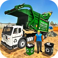 Trash Dump Truck Driver Game